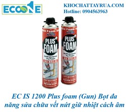 EC IS 1200 Plus foam (Gun) Bọt đa năng sửa chữa vết nứt giữ nhiệt cách âm